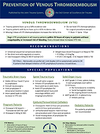 Venous Thromboembolism CPG Infographic